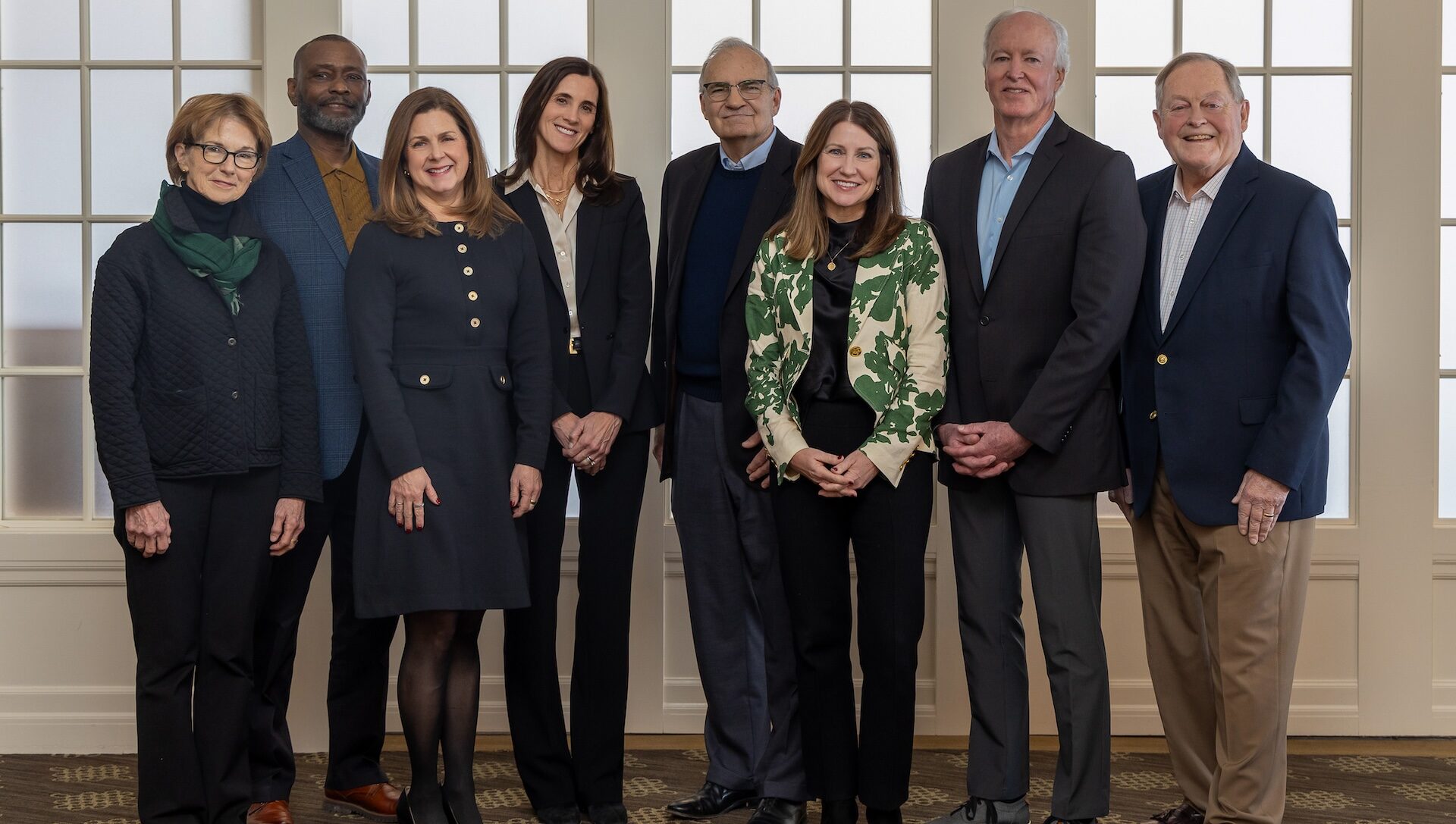 Oscar Rennebohm Foundation Board of Directors, from left to right: Mary Gulbrandsen, Noble Wray, Jenni Jeffress, Sheila Conroy, Gary Wolter, Meg Prestigiacomo, Rich Lynch, Gary L. Schaefer
